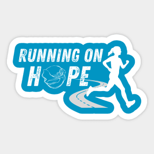 SheHopes Running on HOPE Sticker